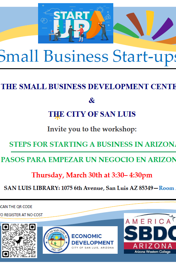 SBDC Flyer - Business License Workshop