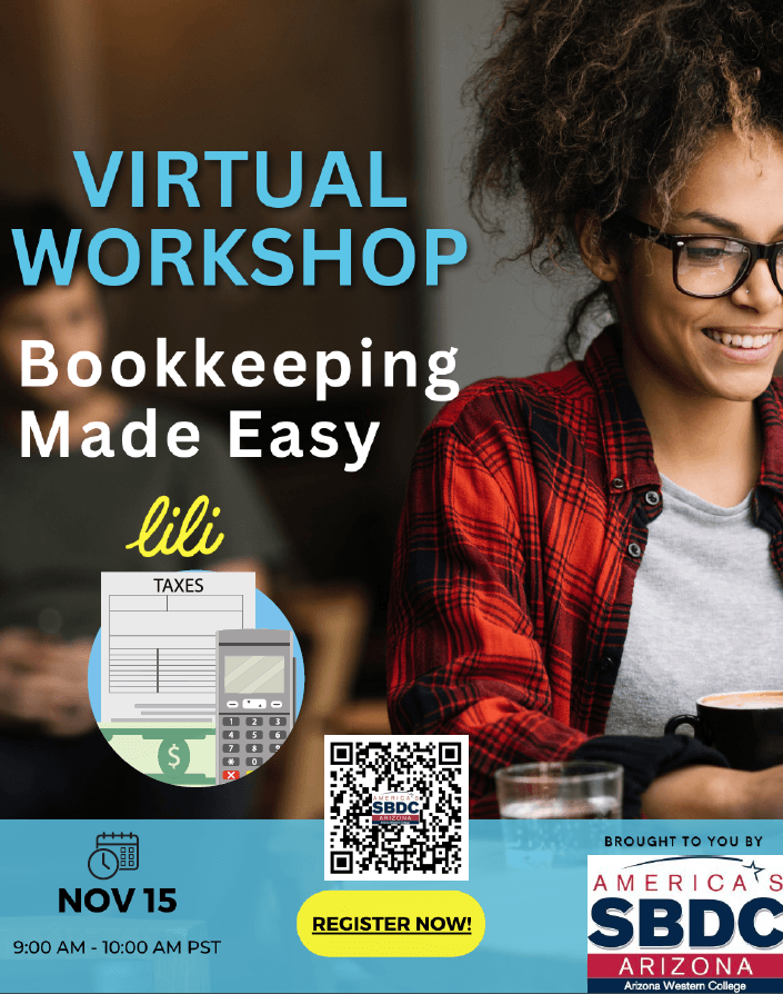 SBDC Virtual Workshop - Bookkeeping Made Easy