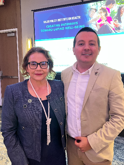 San Luis Council Member Tadeo A. De La Hoya and Wellton Vice Mayor Cecilia McCollough