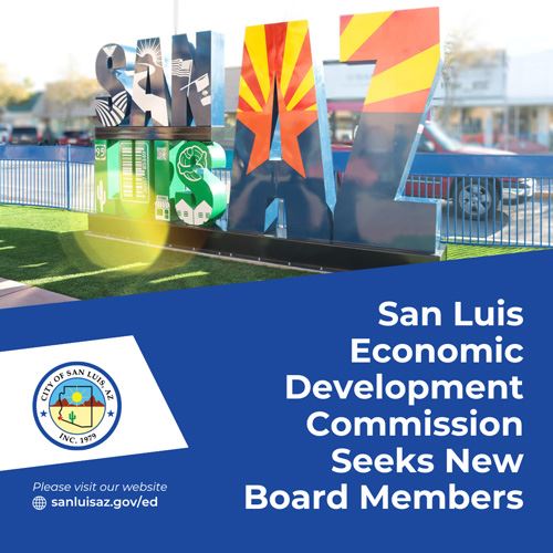 San Luis Economic Development Commission Seeks New Board Members 