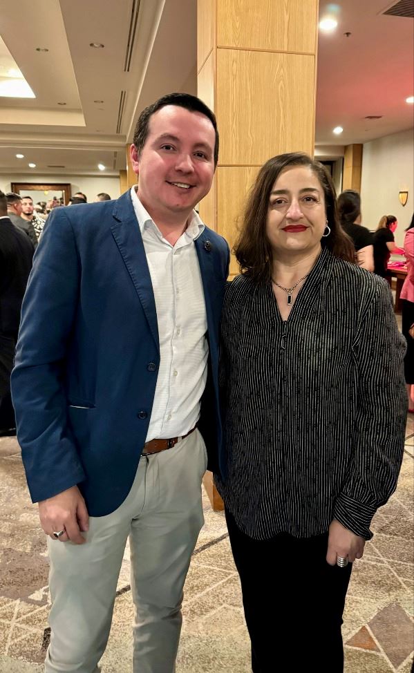 Council Member De La Hoya with Hon. Claudia Monterrosa, Deputy Assistant Secretary for Grant Program