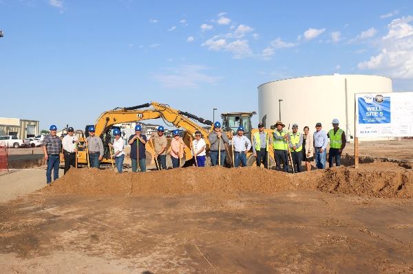 Well Site  5 New Well and Manganese Treatment Unit Ground Breaking