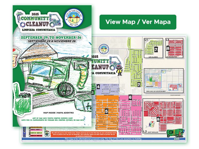 view cleanup map